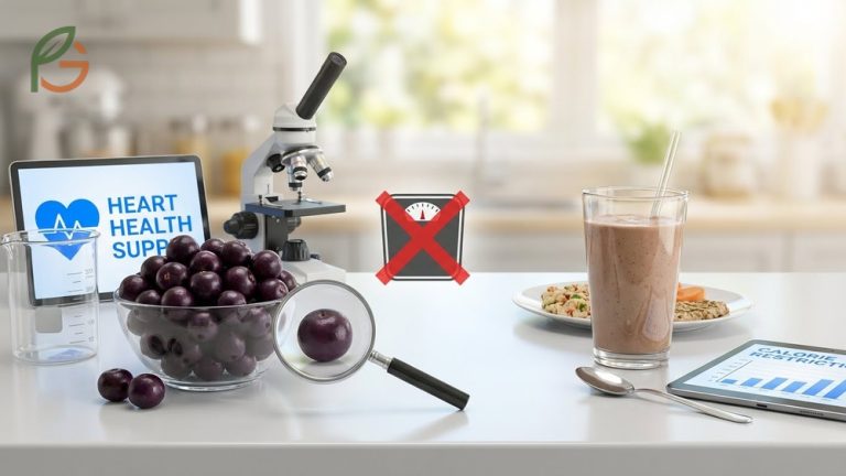 Acai berry weight loss guide analyzing nutrition research and the impact of antioxidants on heart health markers.