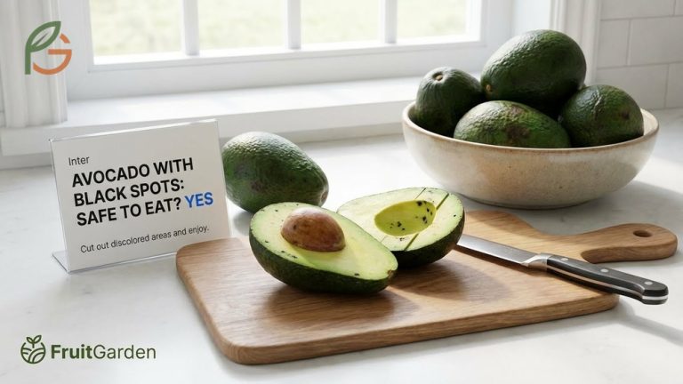 Research confirms avocados with vascular browning or oxidation are safe to eat after simply cutting away the discolored portions.