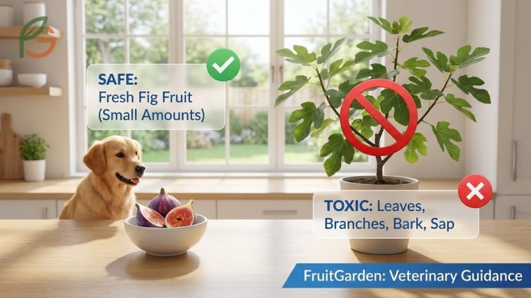 Can dogs eat figs safety guide displaying fresh figs and pet health advice regarding fruit and plant toxicity.