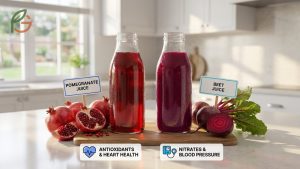 Pomegranate Juice Vs Beet Juice: Nitrates and Health Benefits
