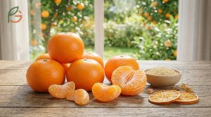 Tangerine nutrition facts show one medium fruit contains 47 calories and 9 grams of natural sugar.