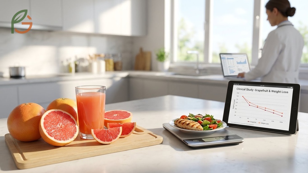Does grapefruit help with weight loss is confirmed by clinical trials showing measurable reductions in body mass index and waist size.