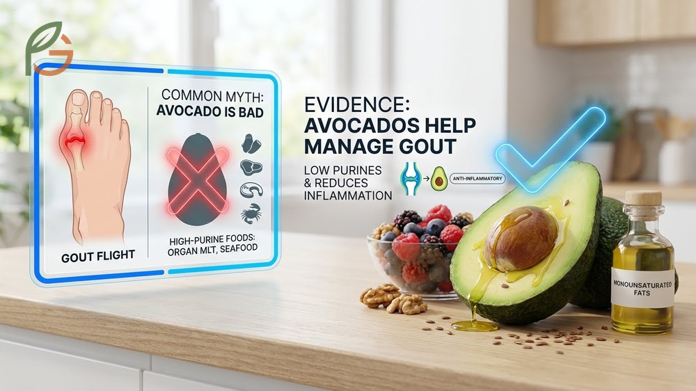 Is avocado bad for gout clarified with evidence of low purine content and anti inflammatory benefits.