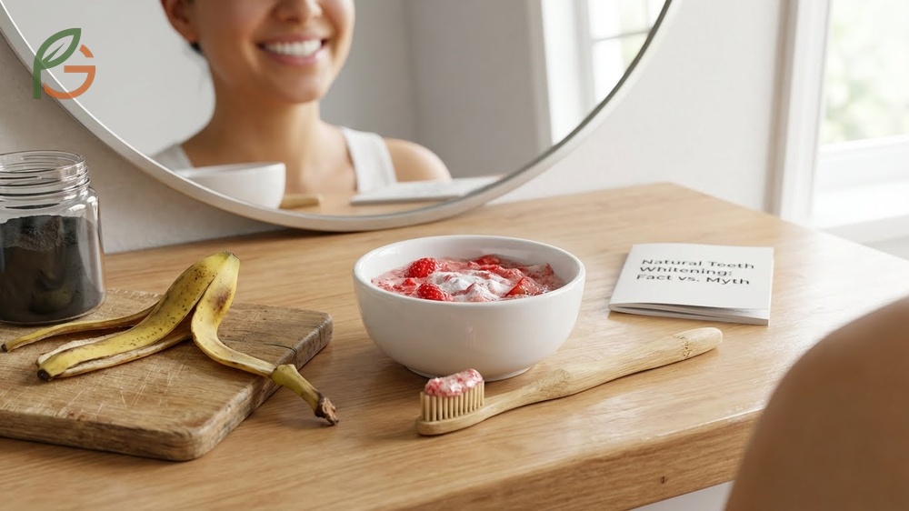 Natural teeth whitening alternatives like baking soda and hydrogen peroxide offer better results than fruit peels.