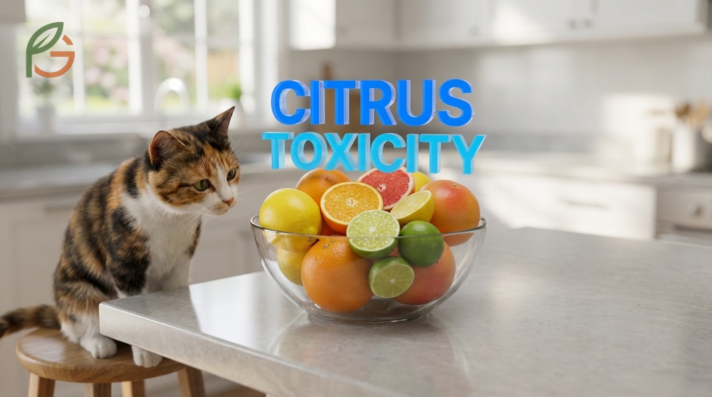 Are citrus fruits toxic to cats confirms all varieties including lemons and limes contain dangerous psoralen compounds.