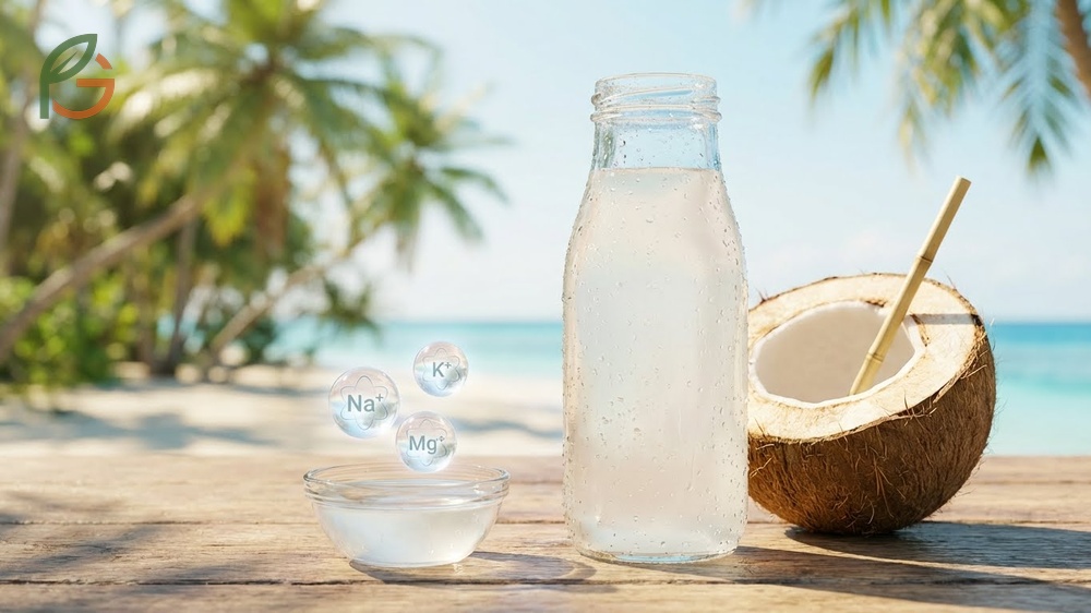 Is coconut water good for diarrhea recovery by replenishing essential electrolytes and fluids naturally.