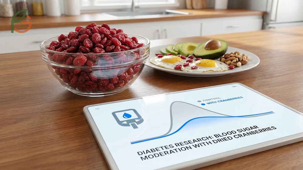 Dried cranberries and diabetes management analyzing blood sugar impact and serving sizes.