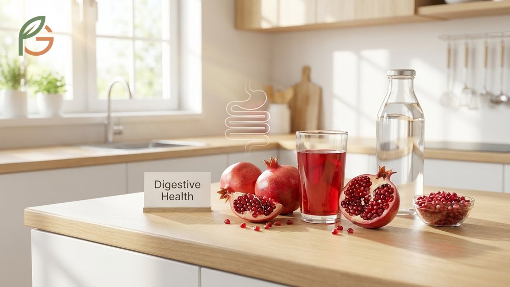 Does pomegranate juice make you poop due to natural laxative effects.