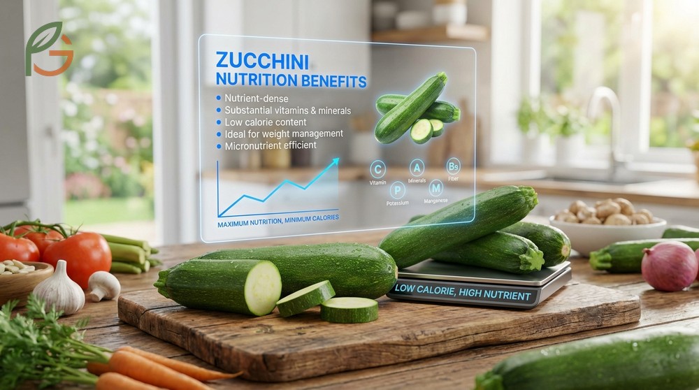 Zucchini nutrition benefits include essential b complex vitamins and manganese for metabolism.