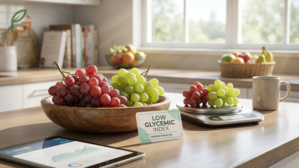 Are grapes good for diabetics explored with details on sugar content and low glycemic index benefits.