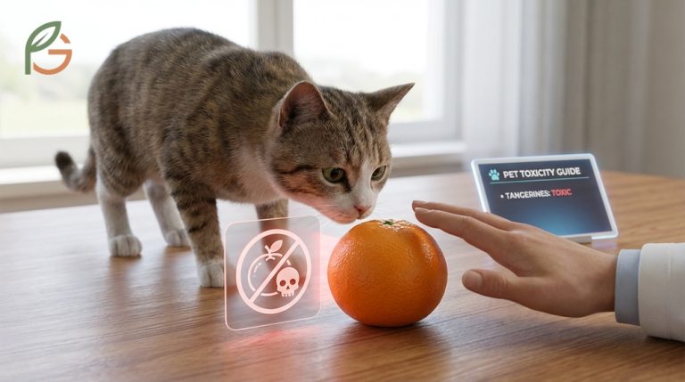 Can cats eat tangerines explained with toxicity risks from essential oils and psoralens affecting feline health negatively.
