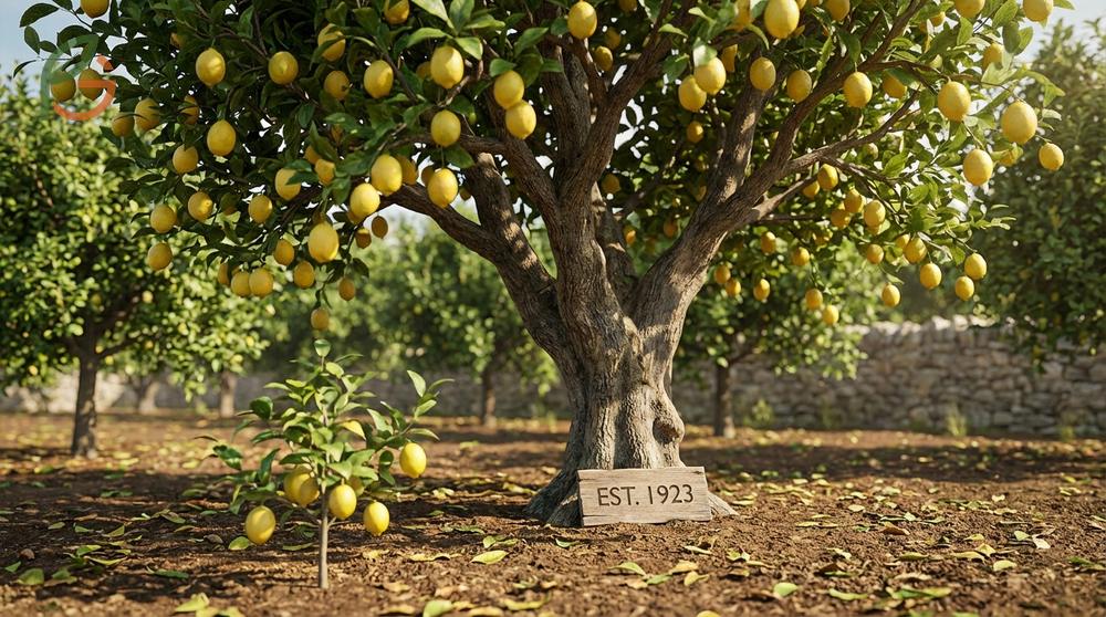 A healthy lemon tree has an average lifespan of over fifty years when given proper care and sunlight.
