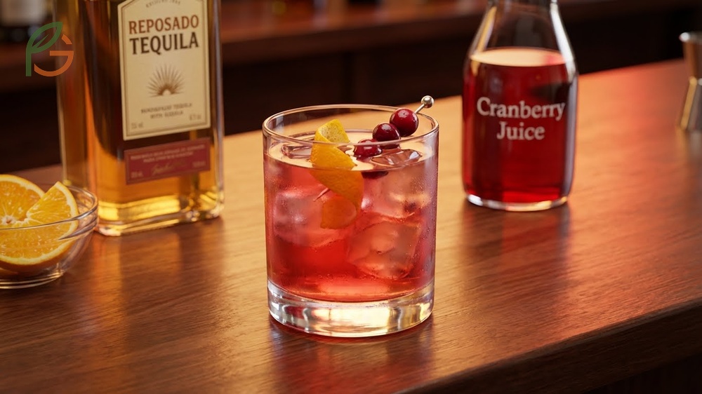 Tequila and cranberry juice create balanced margaritas using reposado spirits to complement the natural fruit tartness.