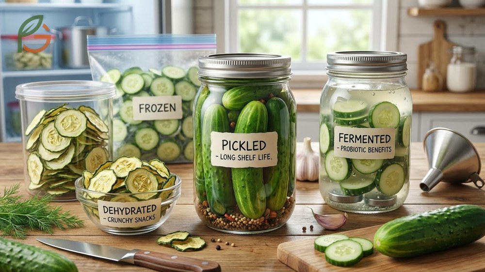 Can you freeze cucumbers as a quick alternative to long term preservation methods like pickling and canning.