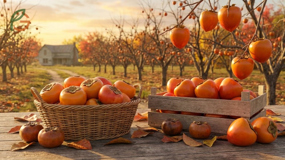 Persimmon season runs from October to December with culinary uses ranging from fresh salads to traditional dried snacks.