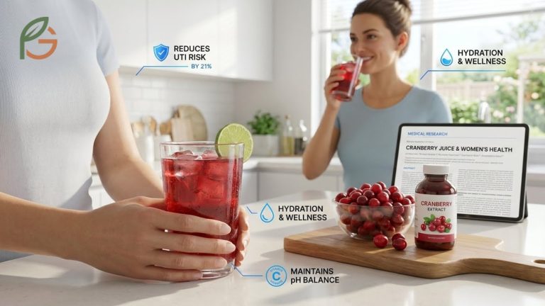 Cranberry juice sexual health facts explaining urinary tract benefits and hydration importance.