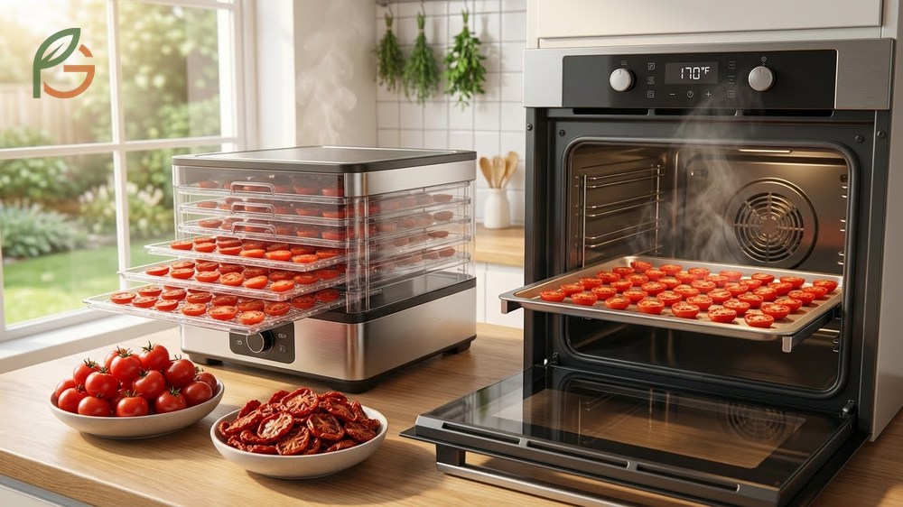 How to dehydrate cherry tomatoes to extend shelf life to 12 months and concentrate natural sugars for cooking.