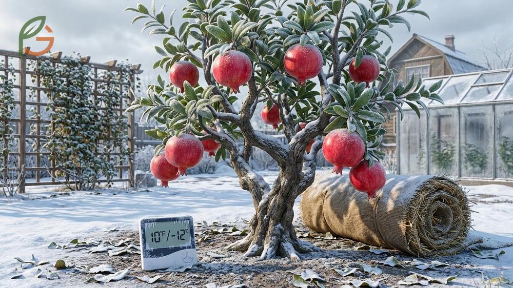 Cold hardy pomegranate varieties that can survive temperatures down to 10 degrees Fahrenheit in zone 6.