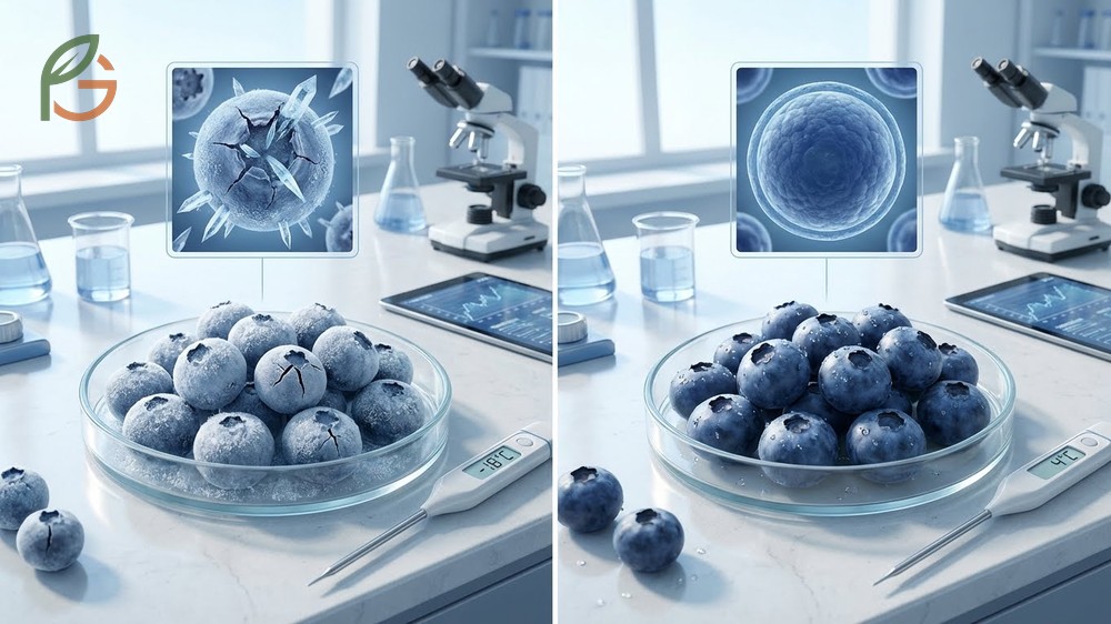 Frozen vs fresh blueberries calories are comparable with frozen options retaining most nutritional value.