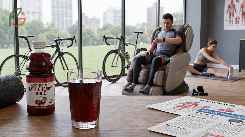Muscle recovery and blood pressure management improve with regular tart cherry juice consumption.