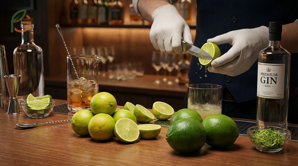 Bartenders lime types are preferred for cocktails because their high acidity balances sweet ingredients in recipes.