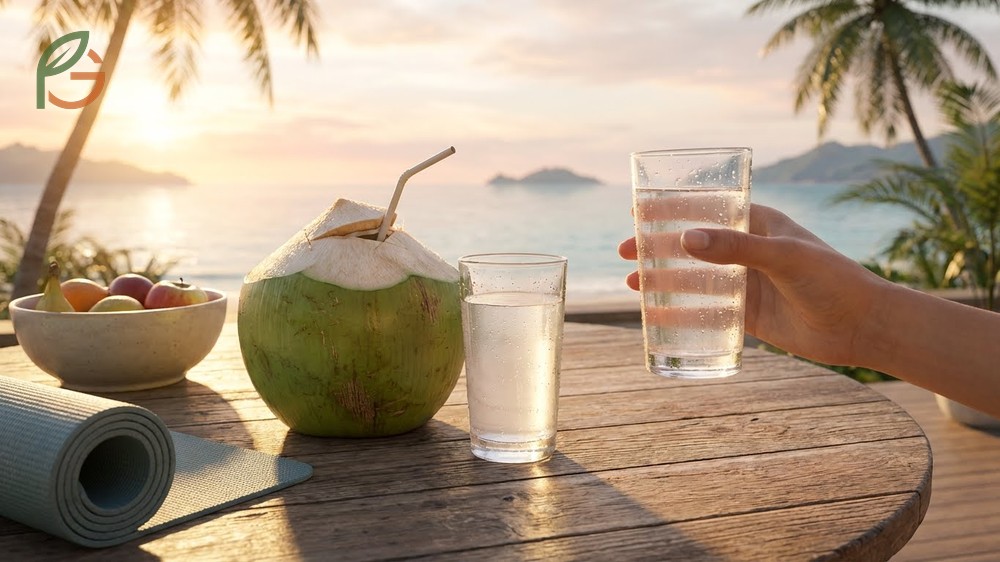 Best time to drink coconut water is post-workout after 60-90 minutes of exercise to replenish electrolytes without excess sugar.