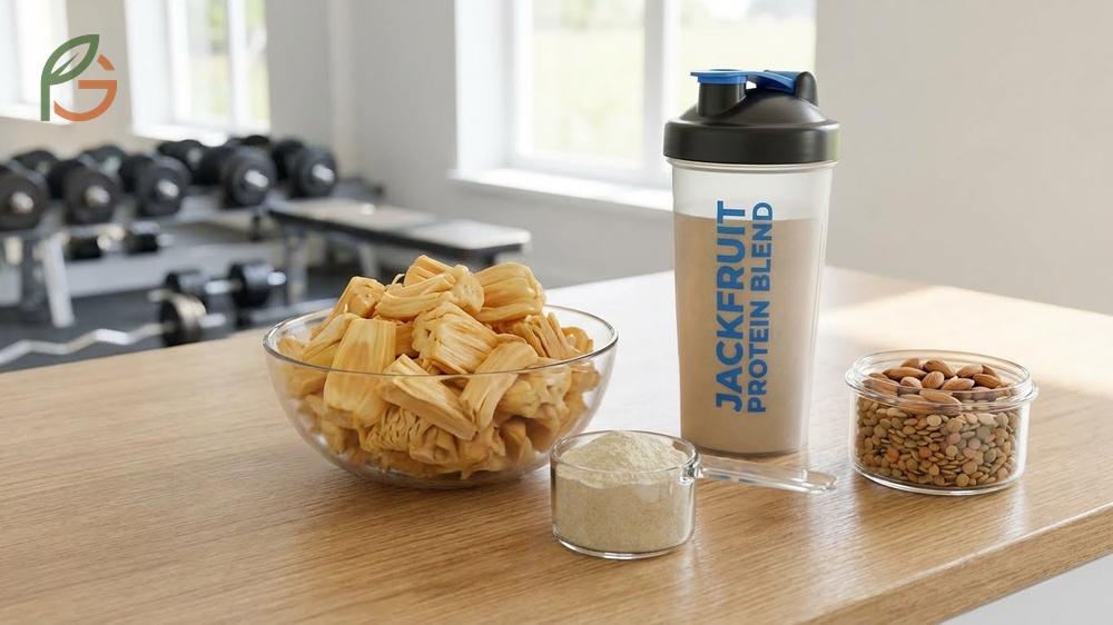 Jackfruit for muscle building offers 2.8g of protein per cup and essential amino acids for post-workout recovery.