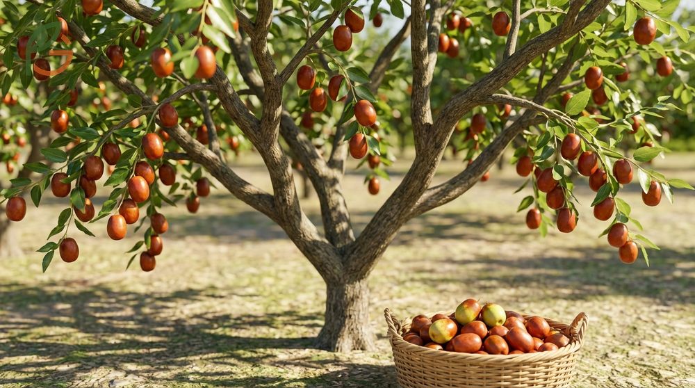 Lang jujube features offering complex flavor notes and drier texture that is ideal for drying applications.