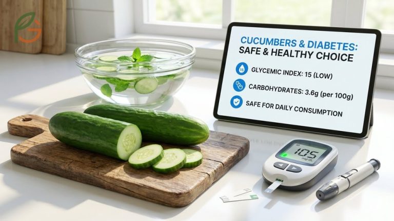 Are cucumbers good for diabetics considering their low glycemic index of 15 and minimal 3.6g carb content.