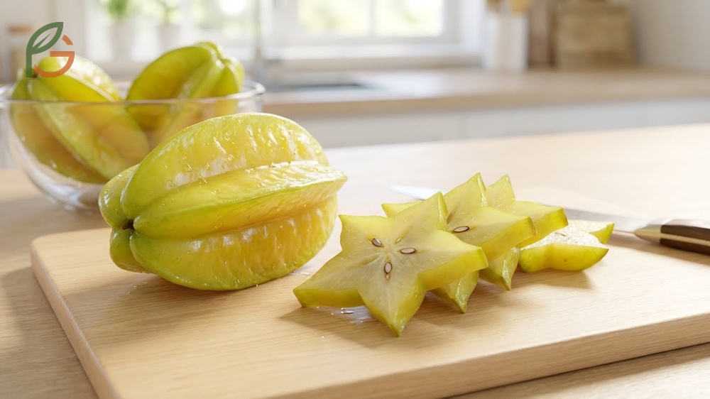 Can you eat the skin of starfruit without peeling to get extra fiber nutrients from the edible waxy texture.