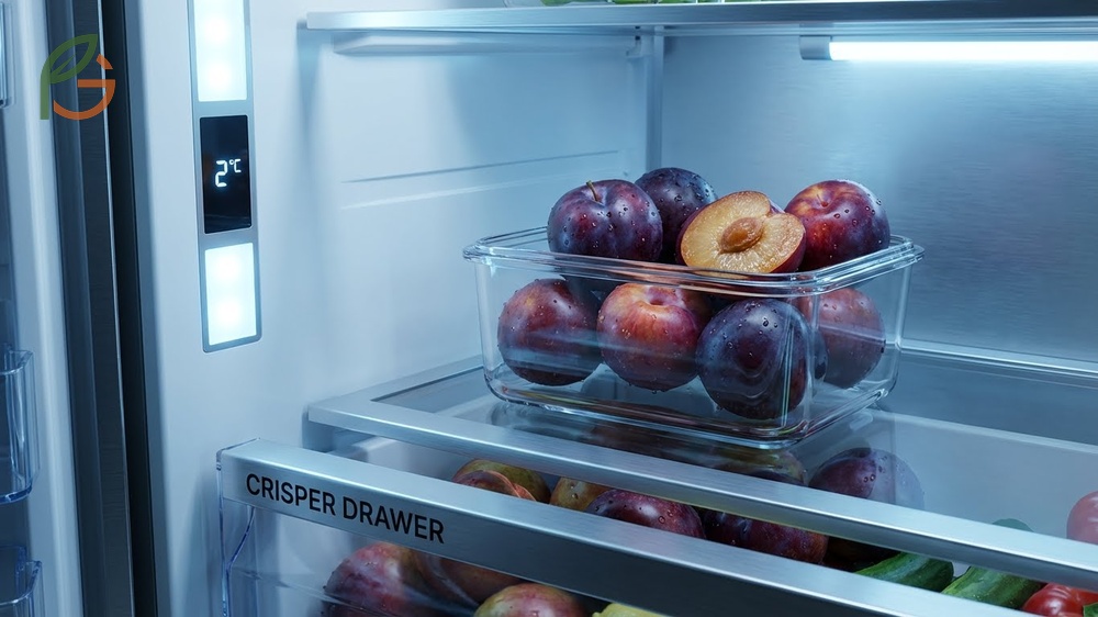 Refrigerate plums duration extending shelf life to 5 days when stored at 32 degrees Fahrenheit.