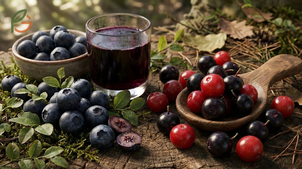 Huckleberry bilberry flavor analysis compares intense tartness of bilberries with earthy sweet huckleberries.