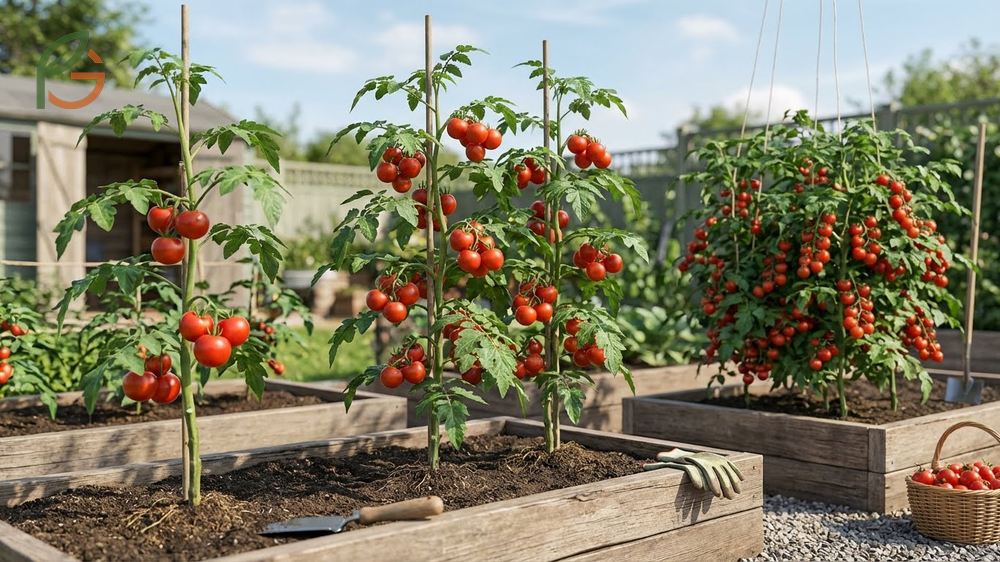 Pruning for yield using double leader training methods to balance fruit production and labor efficiency.