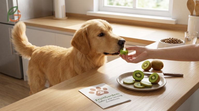 Can dogs eat kiwi safely when the fruit is peeled and cut into bite sized pieces.