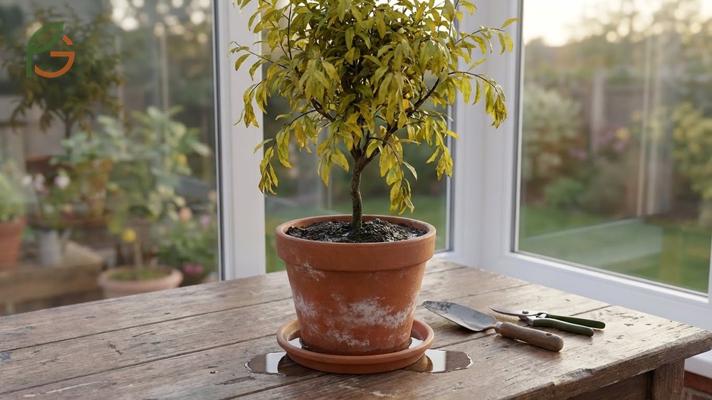 Growing pomegranate in pots can face root rot from overwatering or aphid infestations on tender spring growth.