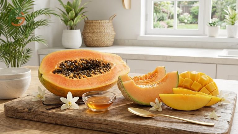 What does papaya taste like revealed with details on sweetness levels between 10-15 Brix and floral undertones.