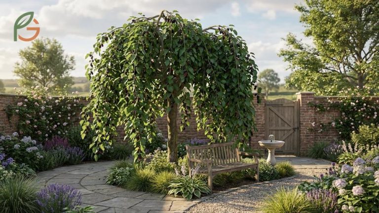 Weeping mulberry tree landscaping guide featuring dramatic cascading forms that tolerate cold temperatures down to minus 25 degrees Fahrenheit.