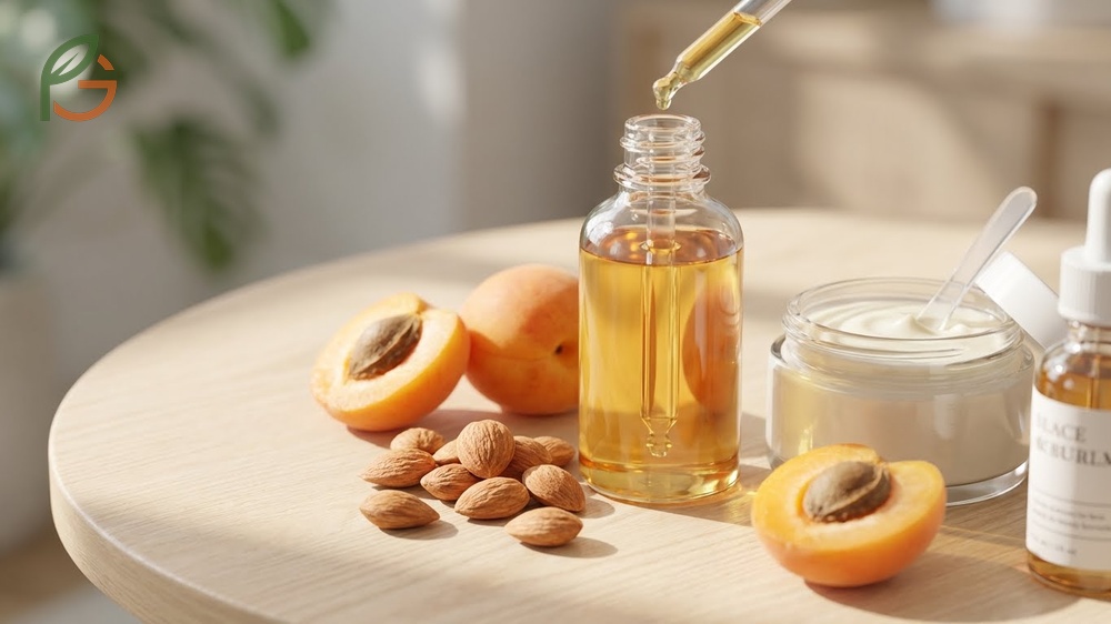 Apricot kernel oil benefits include skin moisturization and anti inflammatory effects for sensitive conditions.