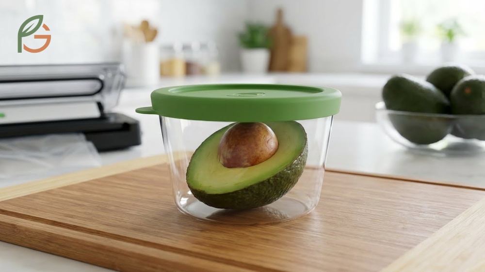 Review of commercial avocado savers and airtight containers that effectively seal out oxygen.
