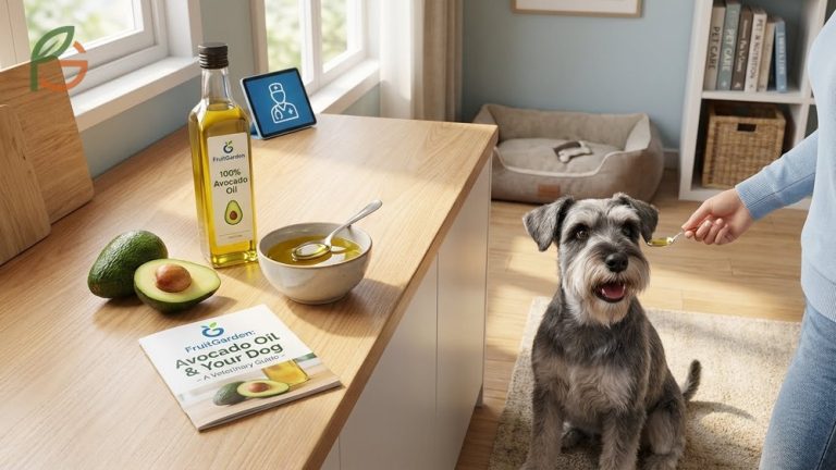 Is avocado oil safe for dogs guide explaining toxicity risks and fat content concerns for pet owners.