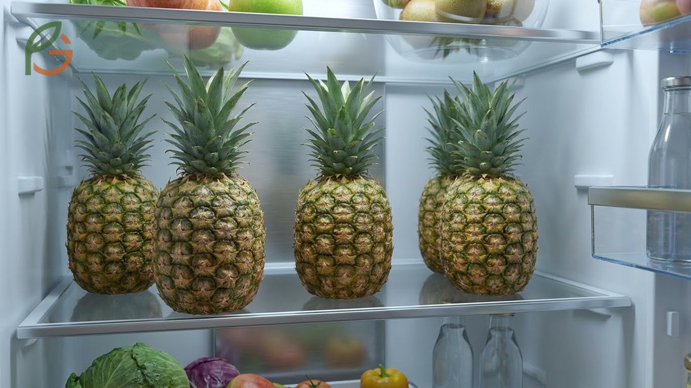 Storing whole pineapple at room temperature works for 3 to 5 days while refrigeration extends quality for up to one week.