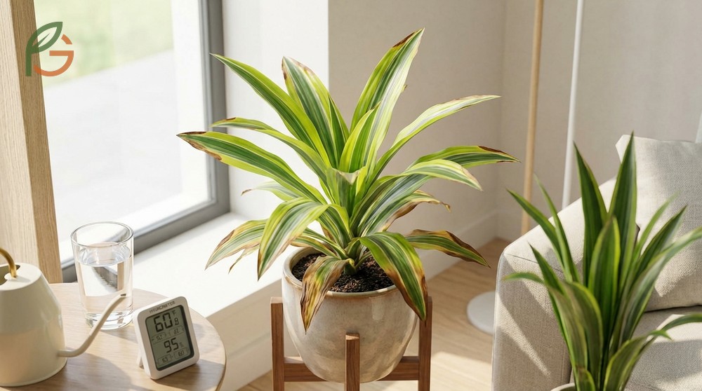 Dracaena lemon lime brown tips are often caused by fluoride concentrations above 1 ppm in tap water.
