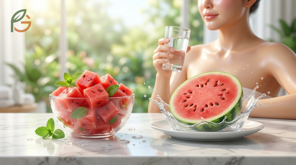 Hydration benefits skin by improving elasticity and maintaining a healthy barrier through consistent moisture intake.