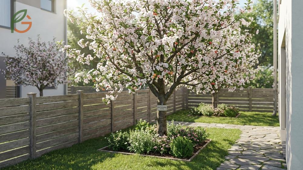 Self pollinating cherry trees such as Stella and Lapins that produce fruit without requiring a second tree for cross-pollination.
