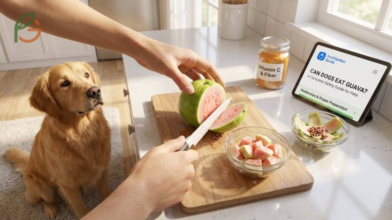 Can dogs eat guava safely when seeds and rind are removed to provide vitamin C and fiber for your pet.