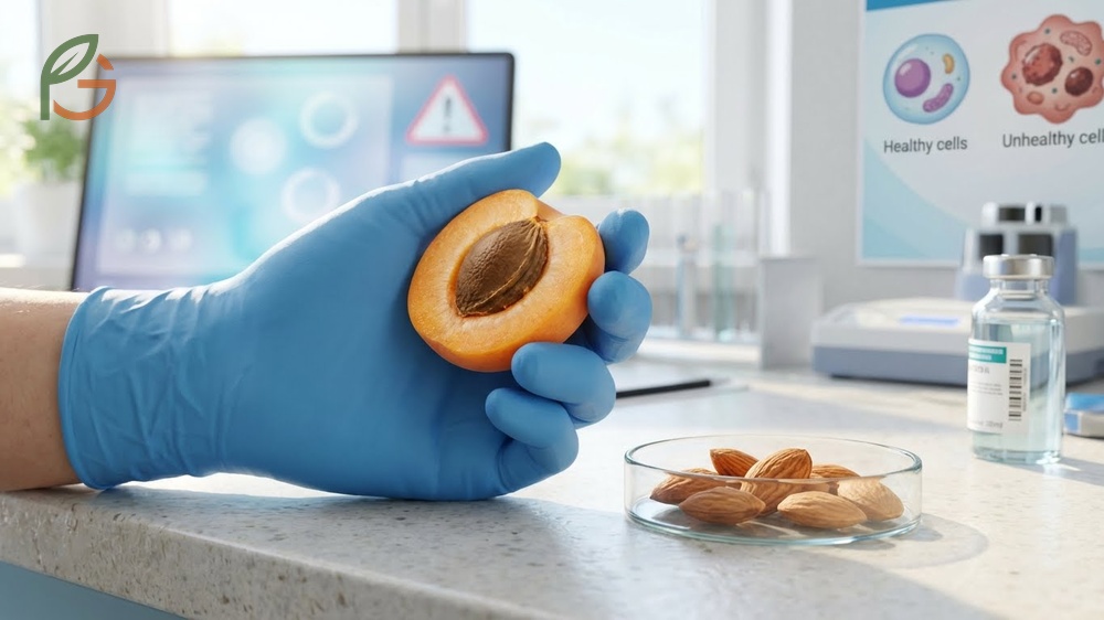 Apricot kernels cyanide poisoning risks arise when amygdalin converts to toxins after ingestion.
