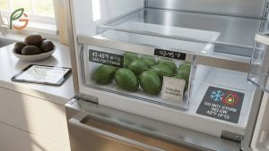 Detailed guide on how to keep avocados from ripening by managing storage temperatures and ethylene gas.