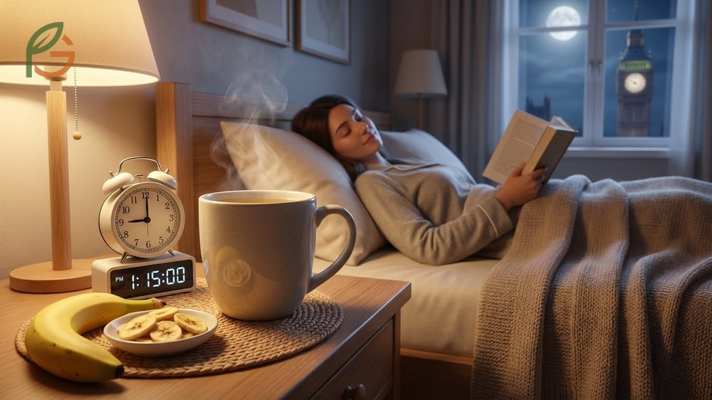 Best time to drink banana tea is roughly sixty to ninety minutes before bed for optimal absorption.