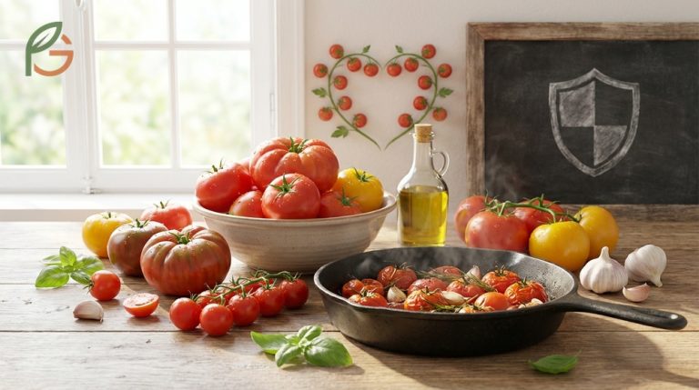 Are tomatoes good for you considering they provide 28% of daily vitamin C needs with just 18 calories per 100g.