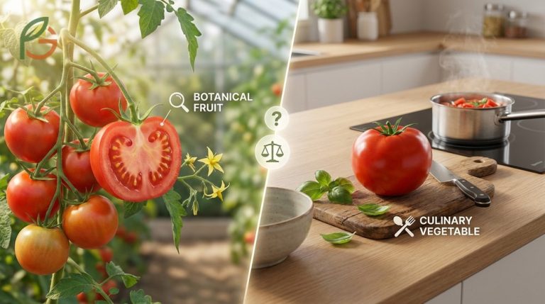 Is a tomato a fruit or a vegetable depends on whether you ask a botanist or a chef regarding this red produce.